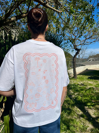 T-shirt personnalisé CAGADE - modèle femme