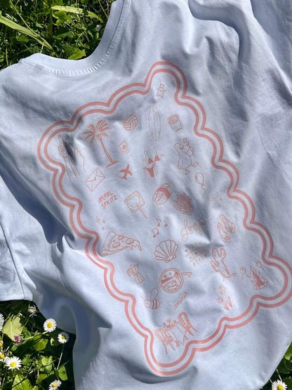 T-shirt personnalisé CAGADE - modèle femme