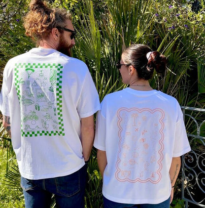 T-shirt personnalisé CAGADE - modèle femme